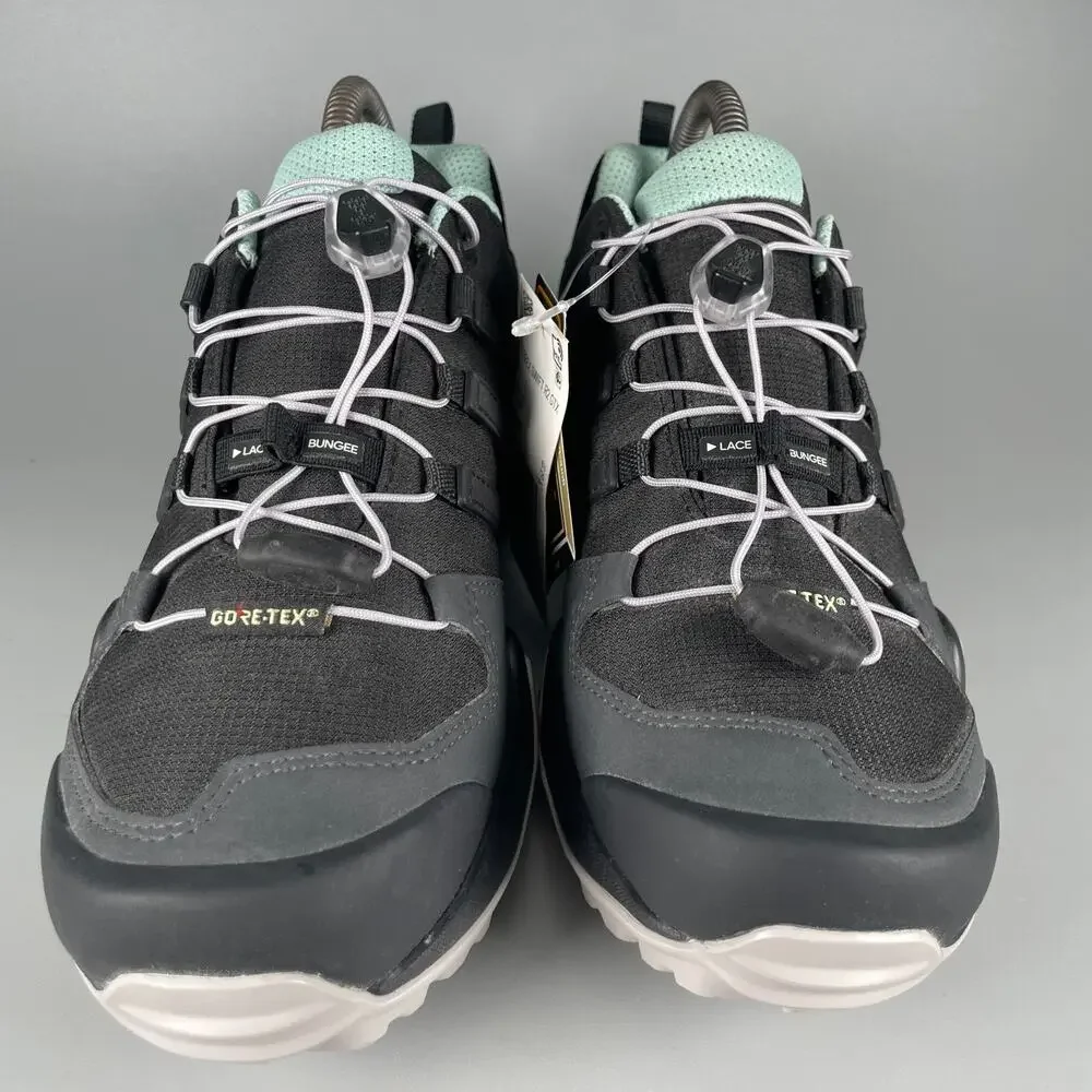 Adidas Terrex SWIFT R2 Goretex Women's 8 Black Hiking Shoes Athletic Sneaker NEW